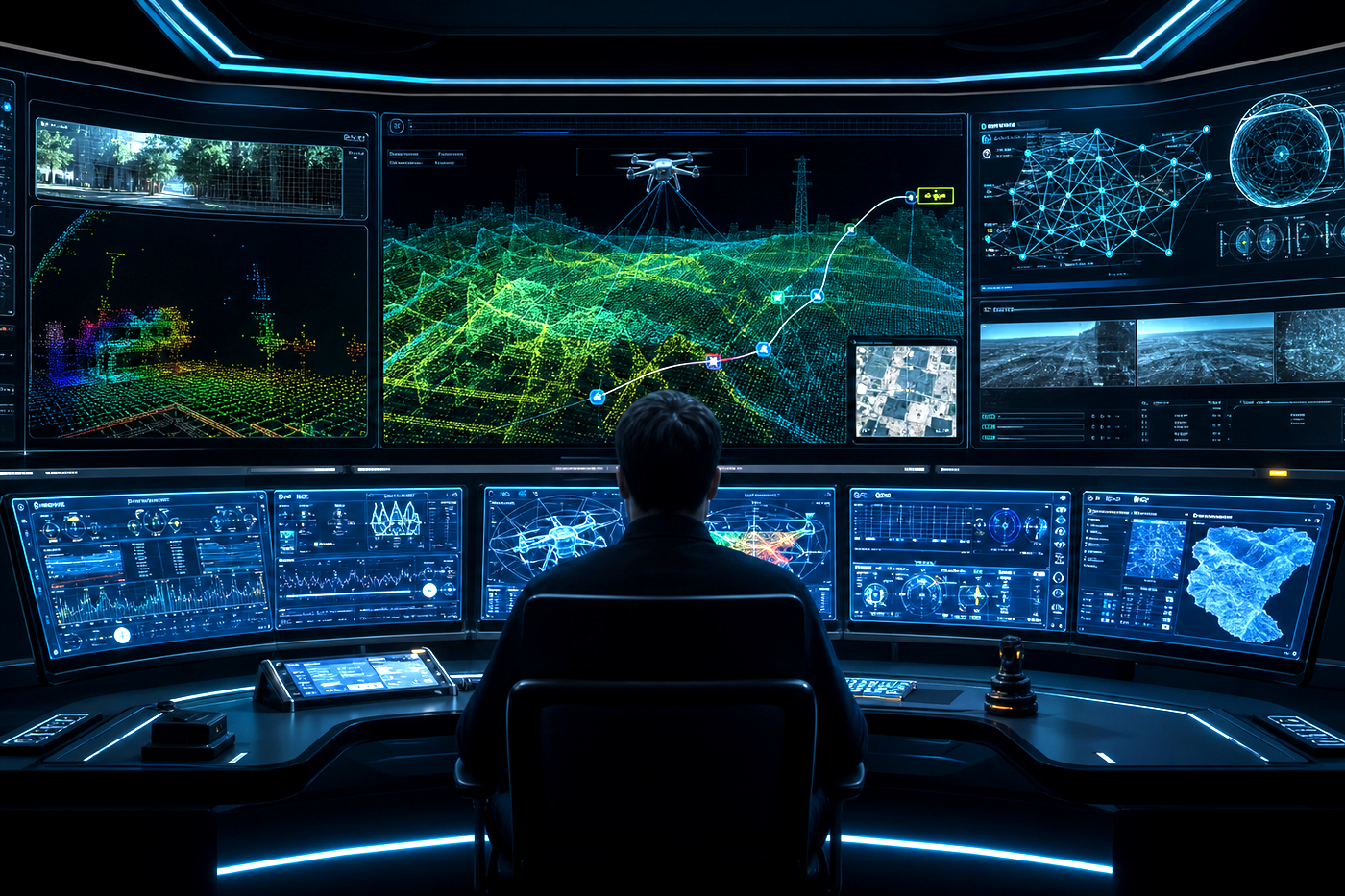 AI Drone Brain — панель керування місією
